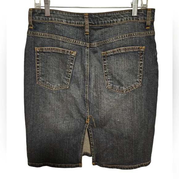 Garnet Hill Denim Skirt Size 12 - Picture 2 of 3